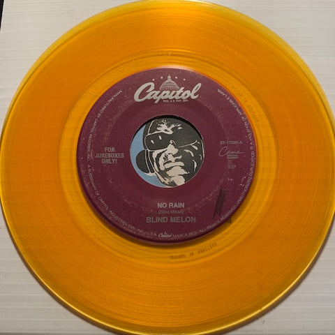 Blind Melon - No Rain b/w Tones Of Home - Capitol #17590 - 90's - Colored vinyl