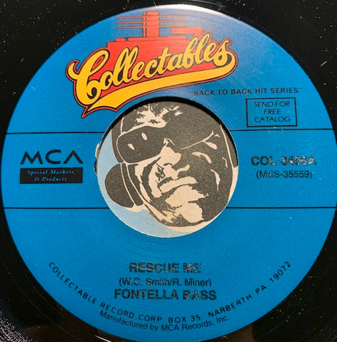 Fontella Bass - Rescue Me b/w Mama Didn't Lie - Collectables #3406 - R&B Soul