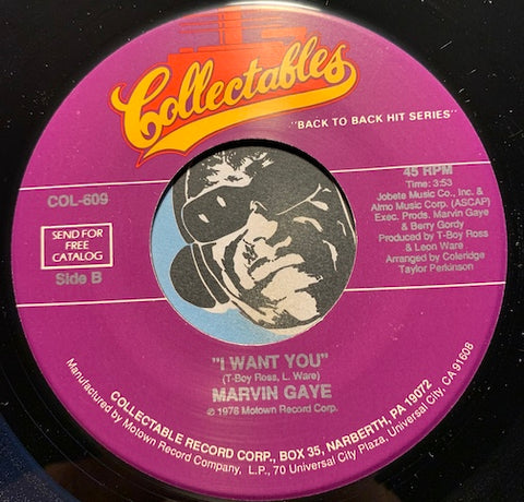 Marvin Gaye - After The Dance b/w I Want You - Collectables #609 - Motown - Funk