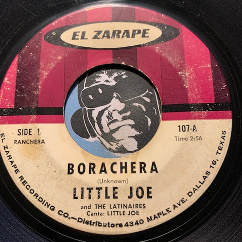 Little Joe & Latinaires - Borachera b/w Cartas Marcadas - El Zarape #107 - Latin
