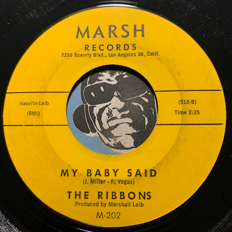 Ribbons - Ain't Gonna Kiss Ya b/w My Baby Said - Marsh #202 - Northern Soul