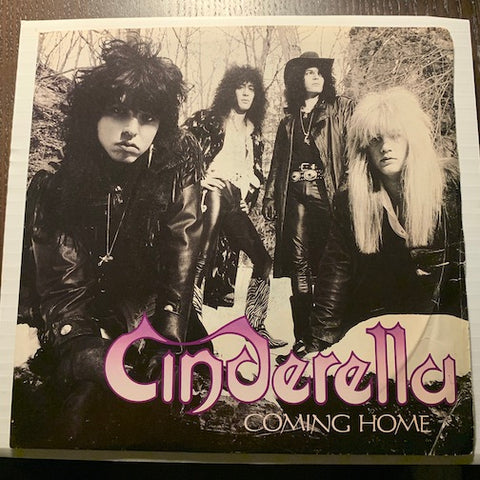 Cinderella - Coming Home b/w Take Me Back - Mercury #872 982 - Rock n Roll - 80's - Picture Sleeve