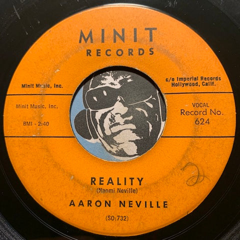 Aaron Neville - Reality b/w Don't Cry - Minit #624 - R&B Soul