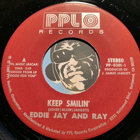 Eddie Jay And Ray - Keep Smilin b/w same (instrumental) - PPL #0301 - Funk Disco