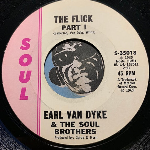 Earl Van Dyke - The Flick pt.1 b/w pt.2 - Soul #35018 - R&B Soul - Motown