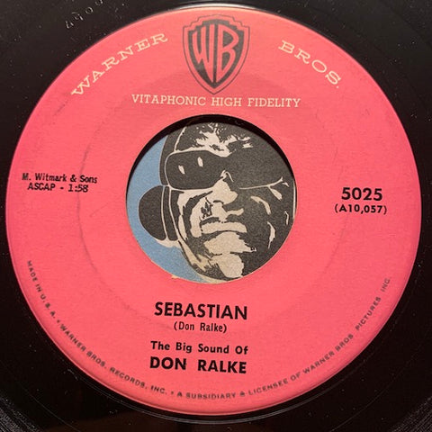 Don Ralke - Sebastian b/w 77 Sunset Strip - Warner Bros #5025 - Popcorn Soul