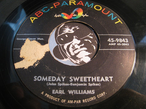 Earl Williams - A Fool In Love b/w Someday Sweetheart - ABC Paramount #9843 - R&B