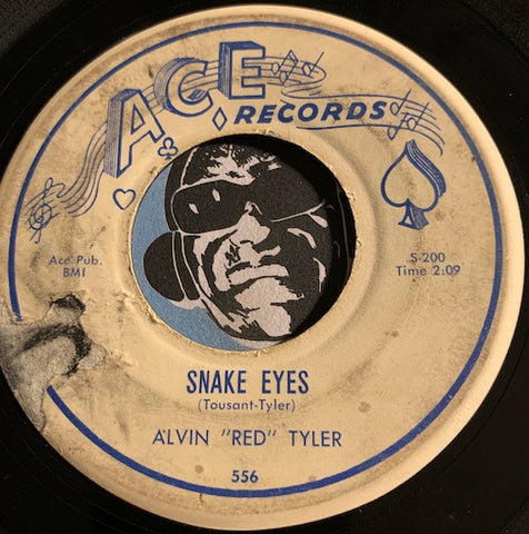 Alvin Red Tyler - Snake Eyes b/w Walk On - Ace #556 - R&B - R&B Instrumental - Rock n Roll