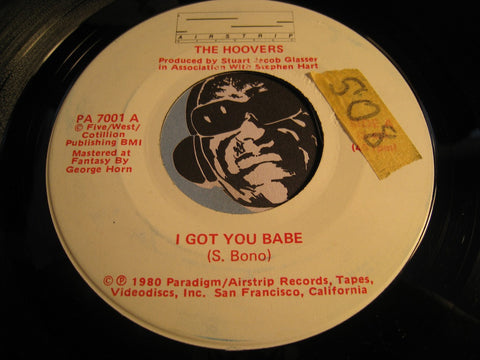 Hoovers - I Got You Babe b/w Captain Scarlet - Airstrip #7001 - Reggae