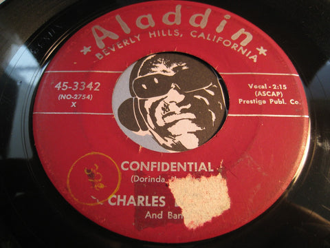 Charles Brown - Confidential b/w Trouble Blues - Aladdin #3342 - Doowop