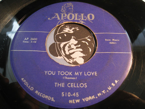 Cellos - You Took My Love b/w Rang Tang Ding Dong - Apollo #510 - Doowop