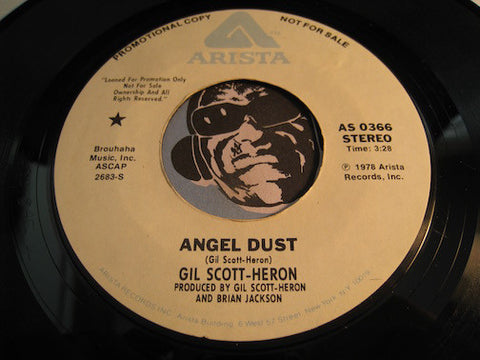 Gil Scott Heron - Angel Dust b/w same - Arista #0366 - Jazz Funk