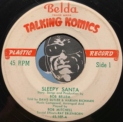 Daws Butler / Marian Richman - Talking Komics - Sleepy Santa pt.1 b/w pt.2 - Belda #107 - Christmas/Holiday