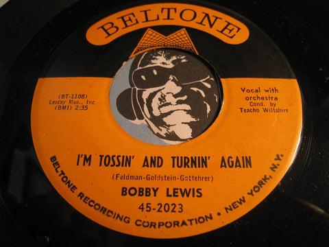 Bobby Lewis - I'm Tossin And Turnin Again b/w Nothin But The Blues - Beltone #2023 - R&B