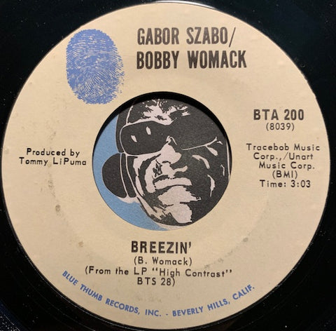 Gabor Szabo / Bobby Womack - Breezin b/w Azure Blue - Blue Thumb #200 - Jazz Funk