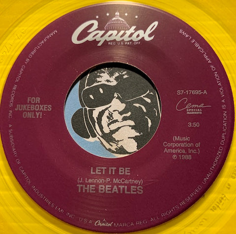 Beatles - Let It Be b/w You Know My Name (Look Up The Number) - Capitol #17695 - Rock n Roll - Colored Vinyl