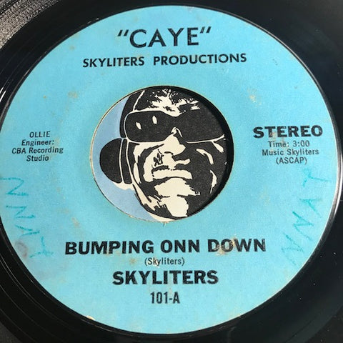 Skyliters - Bumping Onn Down b/w Tribute To Spree - Caye #101 - Reggae