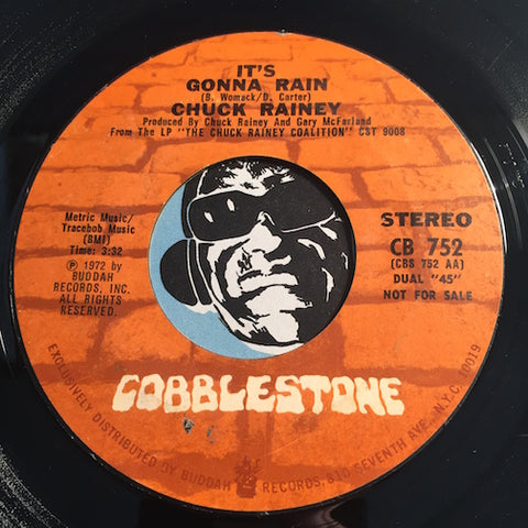 Chuck Rainey - It's Gonna Rain b/w same - Cobblestone #752 - Jazz Funk