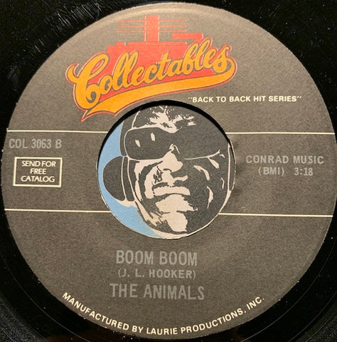 Animals - Boom Boom b/w I'm Crying - Collectables #3063 - Rock n Roll