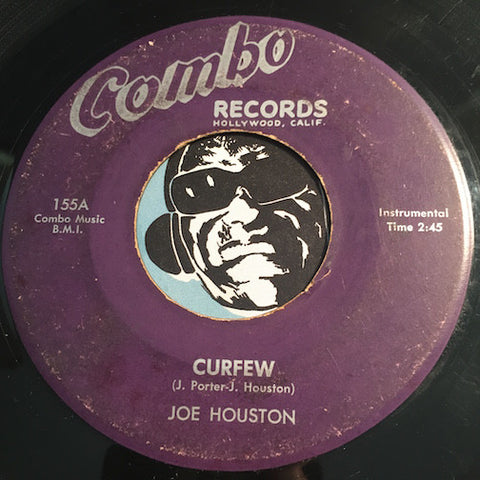 Joe Houston - Curfew b/w Cha Cha All Nite Long - Combo #155 - R&B - R&B Instrumental