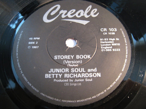 Junior Soul & Betty Richardson - Storey Book Children b/w Storey Book - Creole #103 - Reggae