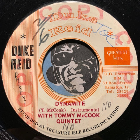 Hopeton Lewis w/ Tommy McCook - Boom Sha Ka Lacka b/w Dynamite - Duke Reid Greatest Hits no # - Reggae