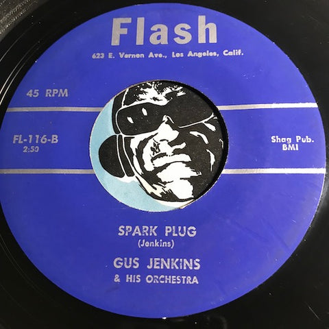 Gus Jenkins - Spark Plug b/w Remember Last Xmas - Flash #116 - R&B - Christmas / Holiday