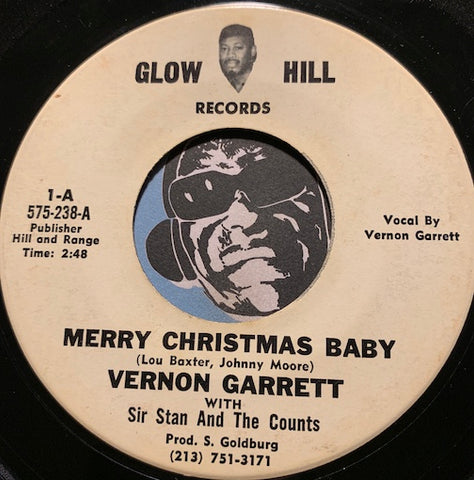 Vernon Garrett - Merry Christmas Baby b/w Christmas Groove - Glow Hill #1 - Funk