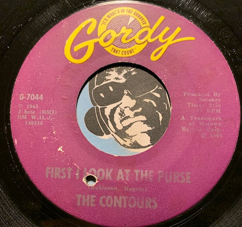 Contours - First I Look At The Purse b/w Searching For A Girl - Gordy #7044 - Northern Soul - R&B Soul - Motown