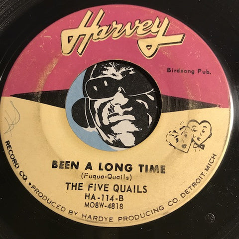 Five Quails - Been A Long Time b/w Get To School On Time - Harvey #114 - R&B Soul - Motown