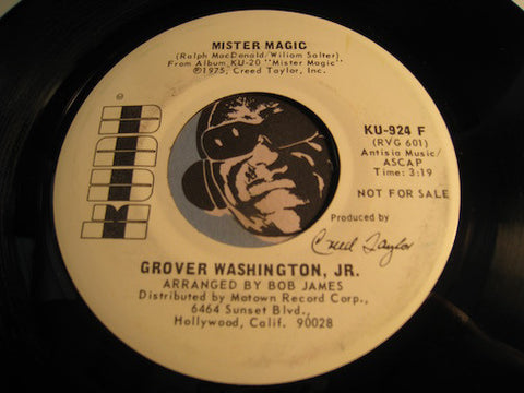 Grover Washington Jr - Mister Magic b/w same - Kudu #924 - Jazz Funk