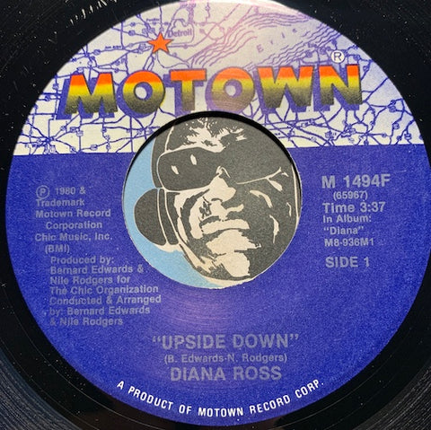 Diana Ross - Upside Down b/w Friend To Friend - Motown #1494 - Funk Disco - Motown