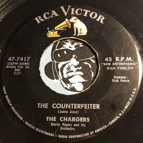 Chargers - The Counterfeiter b/w Here In My Heart - RCA Victor #7417 - Doowop