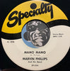 Marvin Phillips - Mamo Mamo b/w Ding Dong Baby - Specialty #554 - R&B Rocker