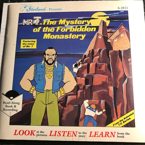 Mr T - Read Along Book - The Mystery Of The Forbidden Monastery pt.1 b/w pt.2 - Starland #2021 - Children's