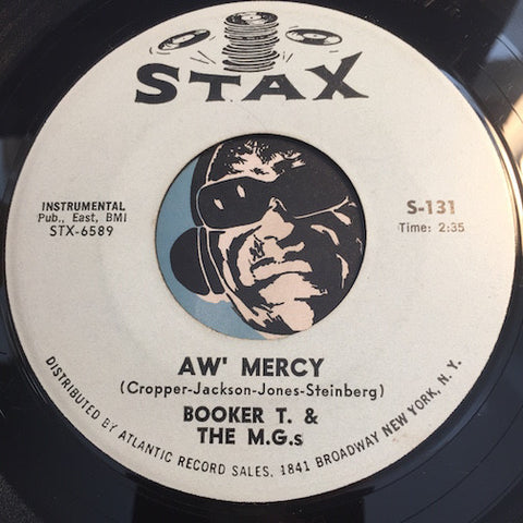 Booker T & M.G.'s - Aw Mercy b/w Jelly Bread - Stax #131 - R&B Mod
