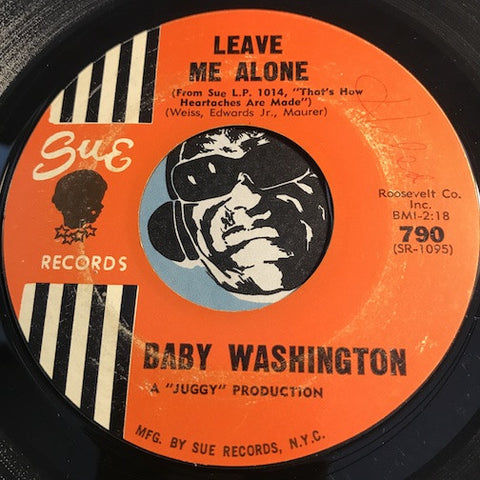 Baby Washington - Leave Me Alone b/w You And The Night And The Music - Sue #790 - Northern Soul