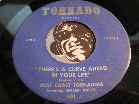 West Coast Tornadoes - Family Prayer b/w There's A Curve Ahead In Your Life - Tornado #501 - Gospel Soul