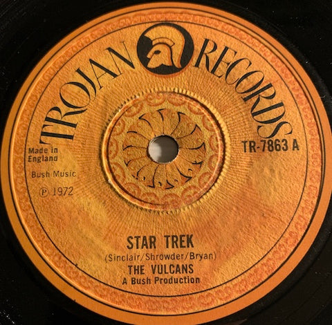 Vulcans - Star Trek b/w Back-A-Yard - Trojan #7863 - Reggae