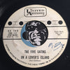 Five Satins - On A Lover's Island b/w Till The End - United Artists #368 - Doowop
