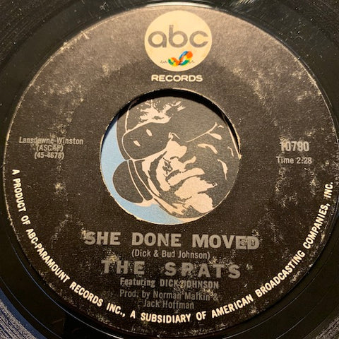 Spats - She Done Moved b/w Scoobee Doo - ABC #10790 - Garage Rock
