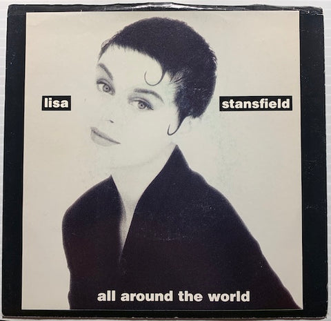 Lisa Stansfield - All Around The World b/w Affection - Arista #9928 - Picture Sleeve - 80's - Rock n Roll