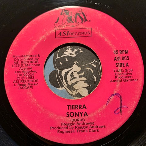 Tierra - Sonya b/w Body Heat - Asi #005 - Funk Disco - Chicano Soul