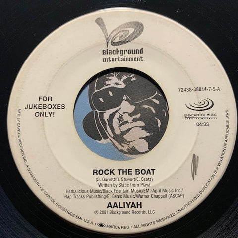 Aaliyah - Rock The Boat b/w More Than A Woman - Blackground Entertainment #38814 - 2000's