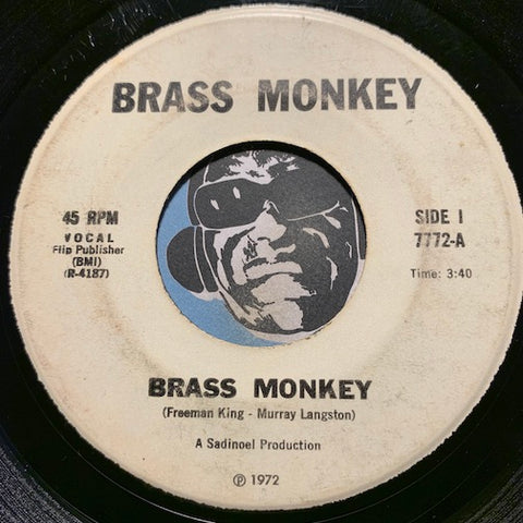 Brass Monkey - Brass Monkey b/w Funky Monkey - Brass Monkey #7772 - Funk