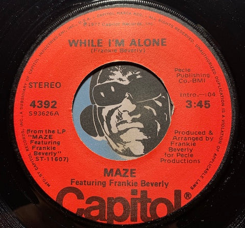 Maze featuring Frankie Beverly - Color Blind b/w While I'm Alone - Capitol #4392 - Funk