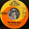 Beach Boys - Fun Fun Fun b/w Why Do Fools Fall In Love - Capitol #5118 - Surf - Picture Sleeve