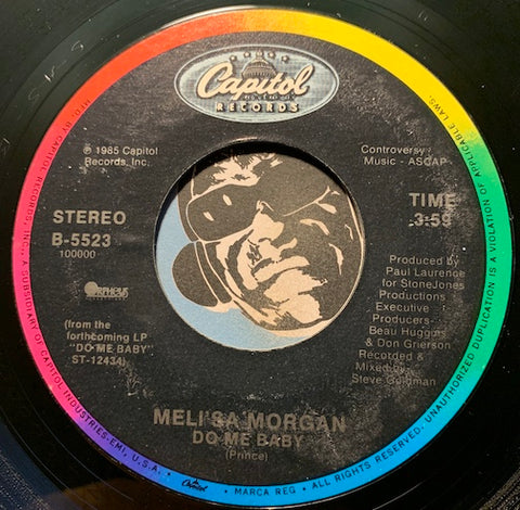 Meli'sa Morgan - Do Me Baby b/w Do Me Baby (Interlude) - Capitol #5523 - Funk - 80's