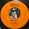 Rudy Harvey - I Need You So b/w Popcorn - Capri #103 - Doowop - R&B