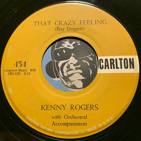 Kenny Rogers - That Crazy Feeling b/w We'll Always Have Each Other - Carlton #454 - Doowop